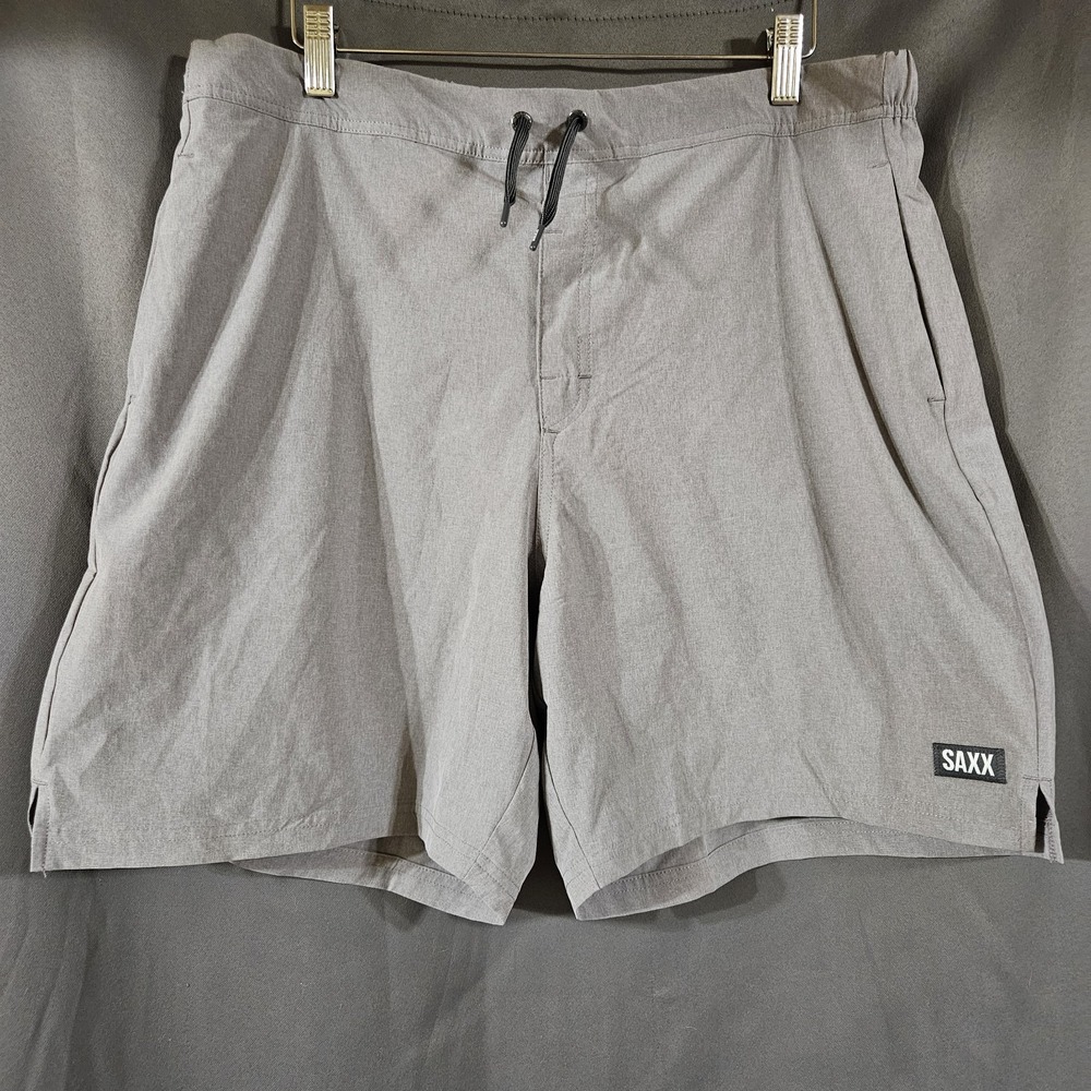 Saxx Shorts 2N1 performance Pouch Lined Athletic Pull On gym 35x7 flex Mens XL